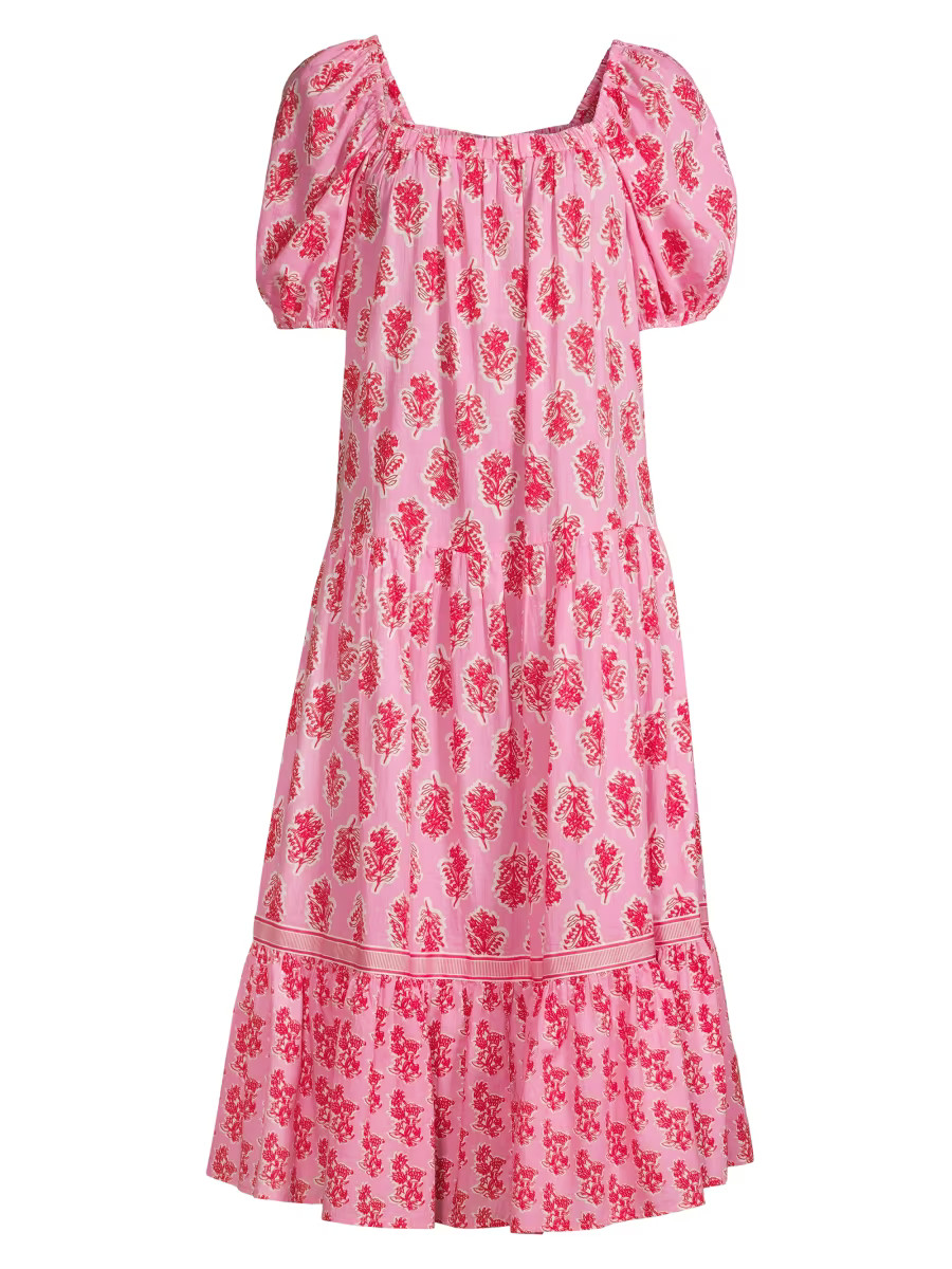 Helsinki Tiered Midi-Dress | Saks Fifth Avenue