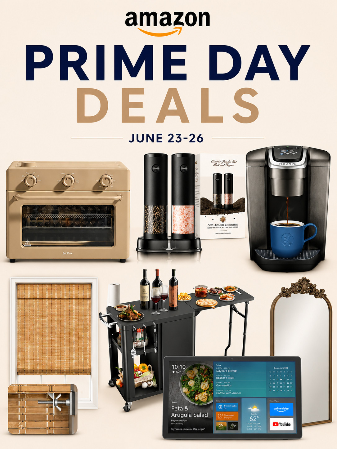 rounded up some of my favorite home & kitchen deals happening June 23–26, including pieces I've been eyeing for my own home. From kitchen upgrades and coffee essentials to home decor finds, these deals are too good to pass up.

✨ Tap the link in my LTK to shop all of my Prime Day favorites before they're gone!

Which item is going in your cart first? 👇

#AmazonPrimeDay #PrimeDayDeals #AmazonFinds 

 #LTKHome #LTKSaleAlert