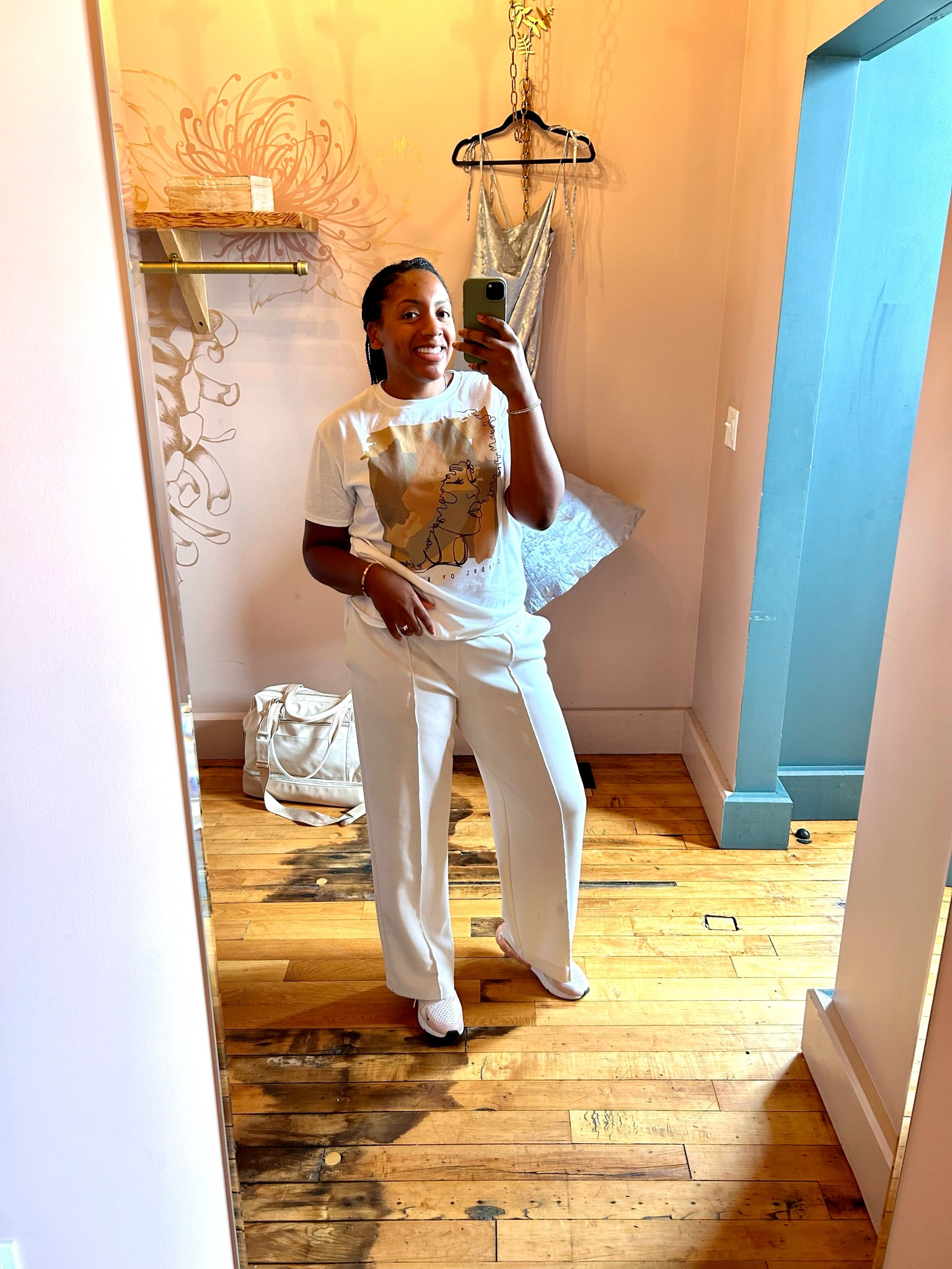 Super comfortable on the go outfit, easy to transition onto fall by adding a jacket. Target killed it with this graphic tee and these pants are so incredibly comfortable!!

#LTKU #LTKTravel #LTKStyleTip