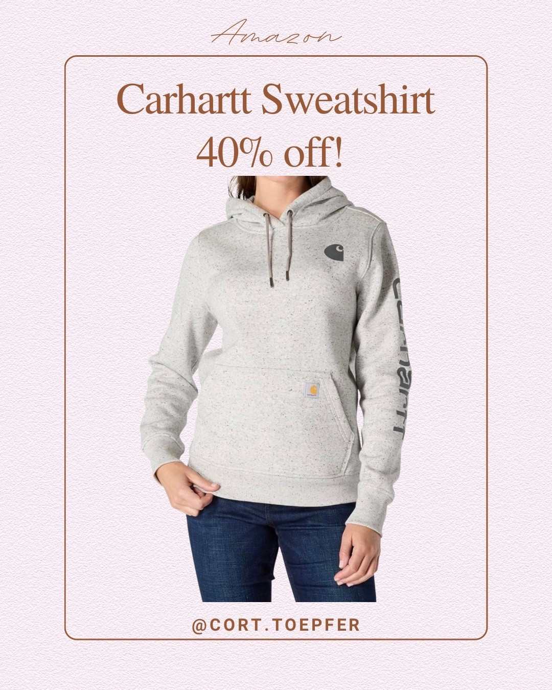 Grab this Carhartt sweatshirt for 40% off before they are gone! 

#LTKFindsUnder50 #LTKSaleAlert #LTKootd
