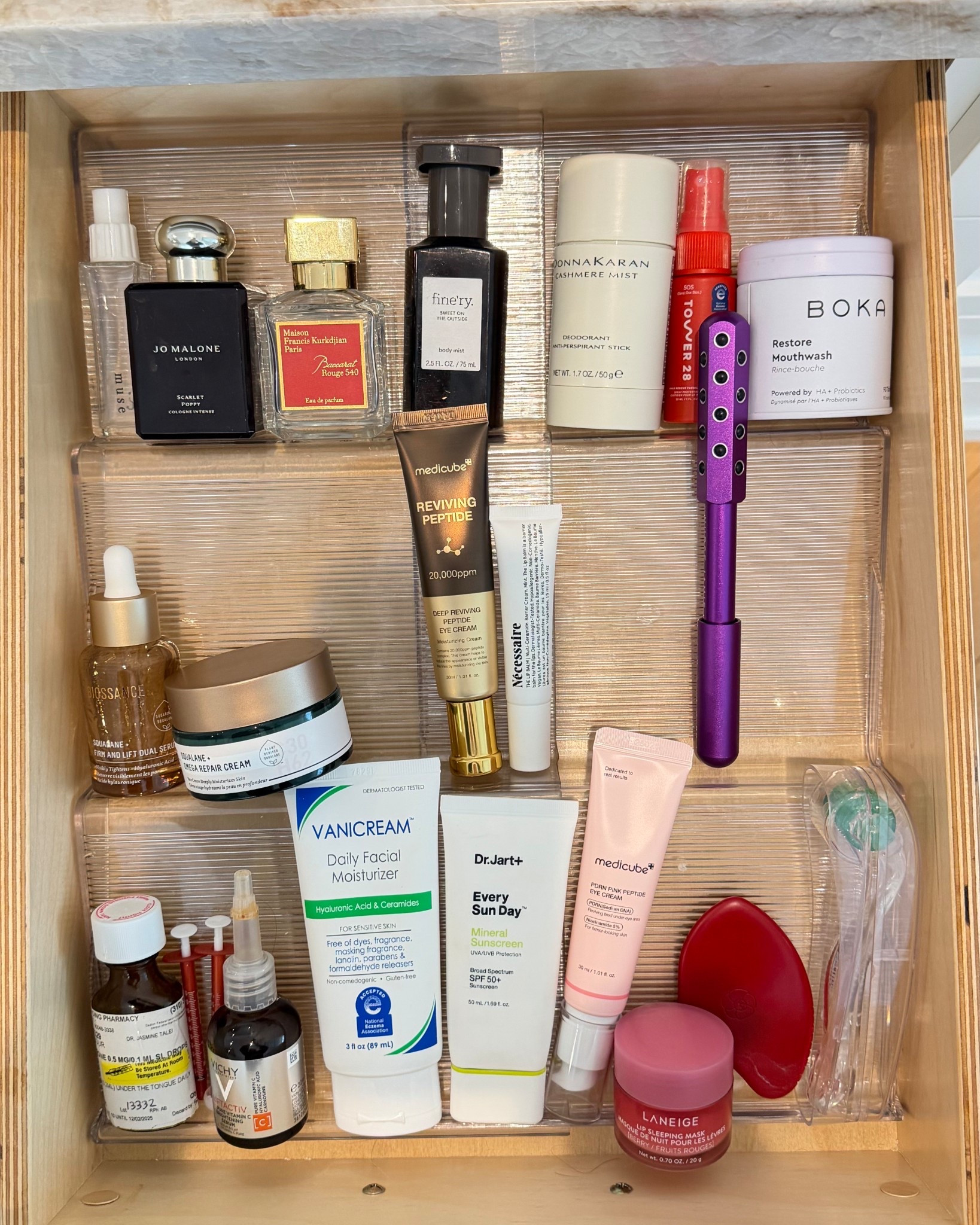 The current skincare  lineup