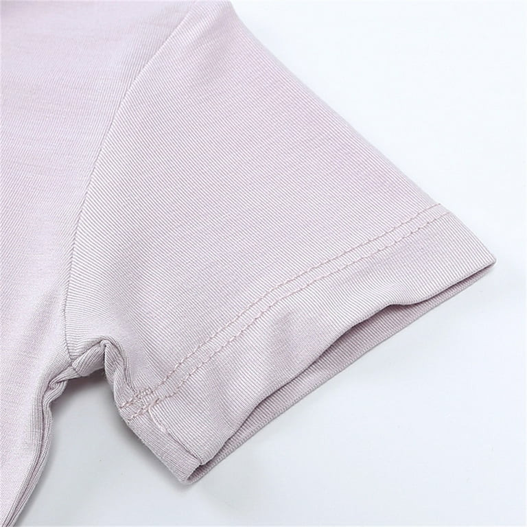 ENFLASH 1-6Y Bamboo Viscose Snug Fit Pajamas for Kids Baby Boys Girls Short Sleeve Tops and Short... | Walmart (US)