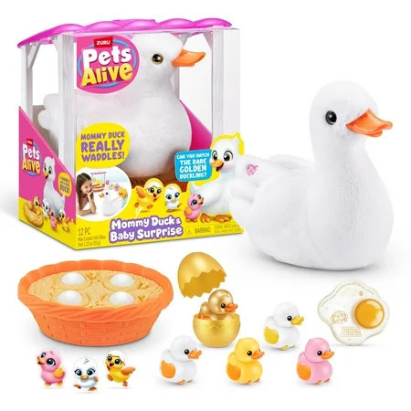 Pets Alive Mommy Duck & Baby Surprise, Nurturing Play Surprise Hatching Interactive Girls Toy by ZURU | Walmart (US)