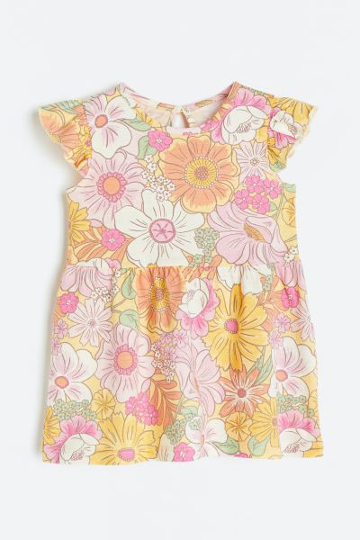 Ruffle-trimmed Jersey Dress | H&M (US + CA)