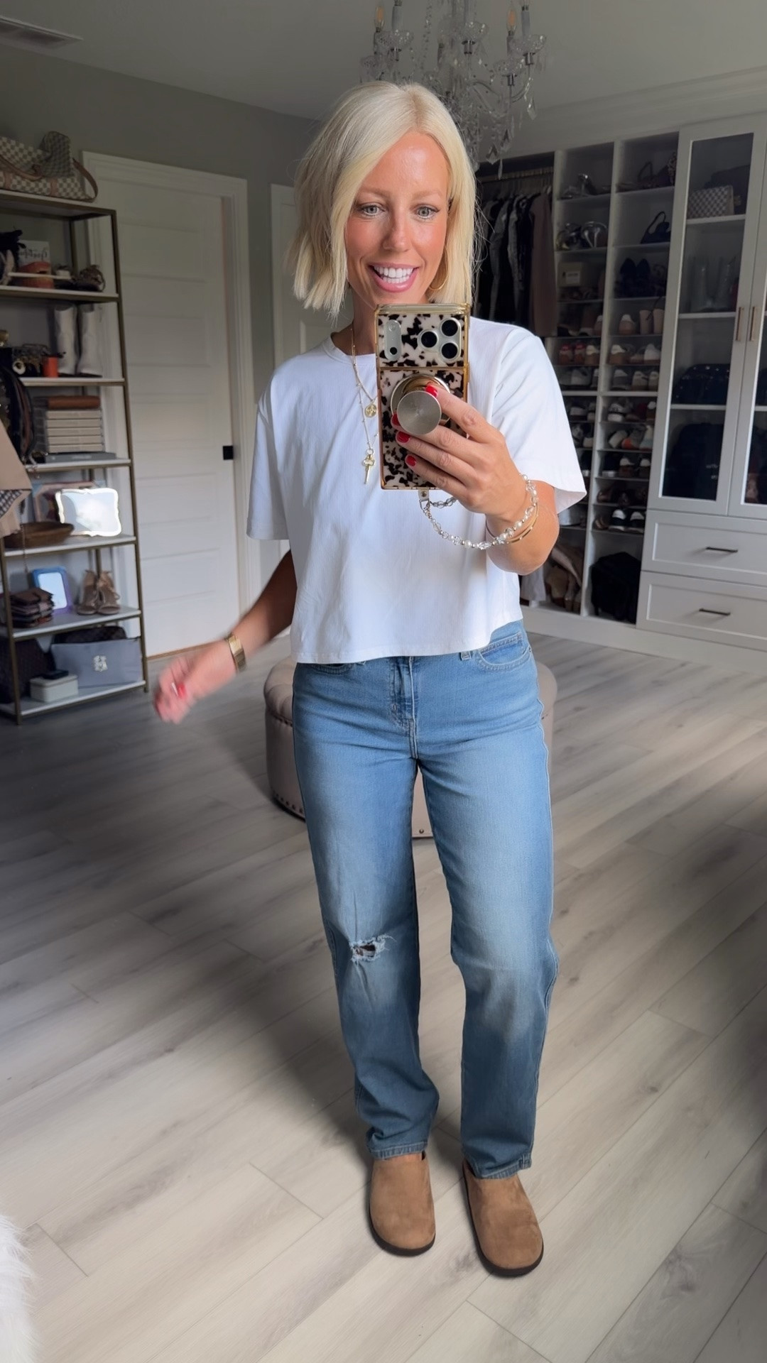 Top small
Jeans size 4 but could have sized down!

#LTKmomlife #LTKootd #LTKSeasonal
