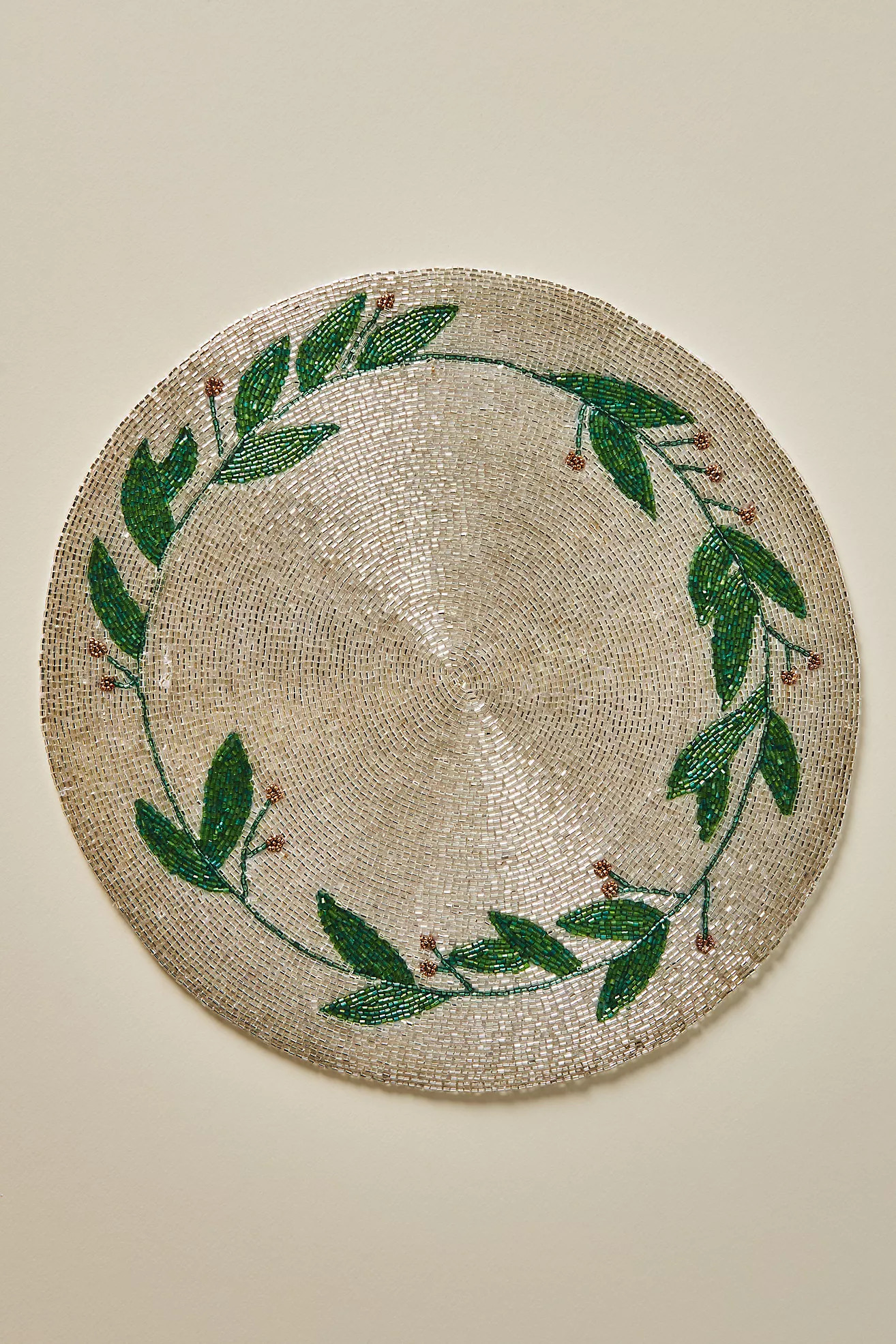 Joanna Buchanan Mistletoe Placemat | Anthropologie (US)