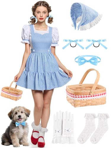 Loscola Halloween Costumes for Women, Book Storybook Character Costumes for Women, Girls Halloween Costume Adult Woman Outfit | Amazon (US)