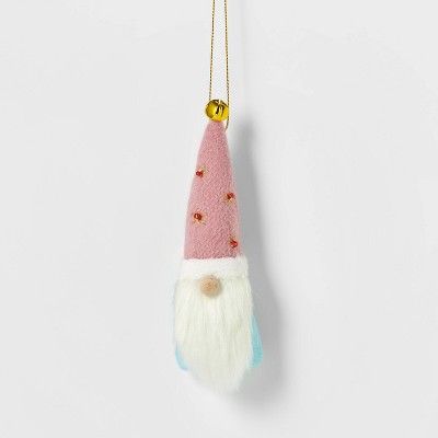 Winter White Gnome Christmas Tree Ornament Pink - Wondershop™ | Target
