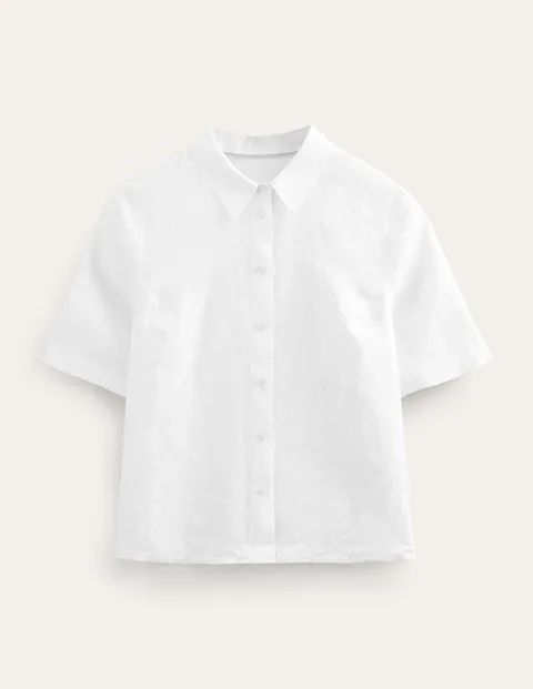 Short Sleeve Linen Shirt | Boden (UK & IE)