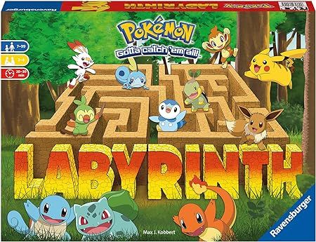 Ravensburger Pokémon Labyrinth Family Board Game for Kids & Adults Age 7 & Up - So Easy to Learn... | Amazon (US)