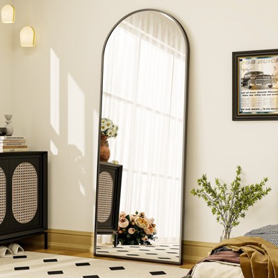BEAUTYPEAK Floor Mirror Arched Full Length Mirror Classic Full Body Mirror with Stand | Target