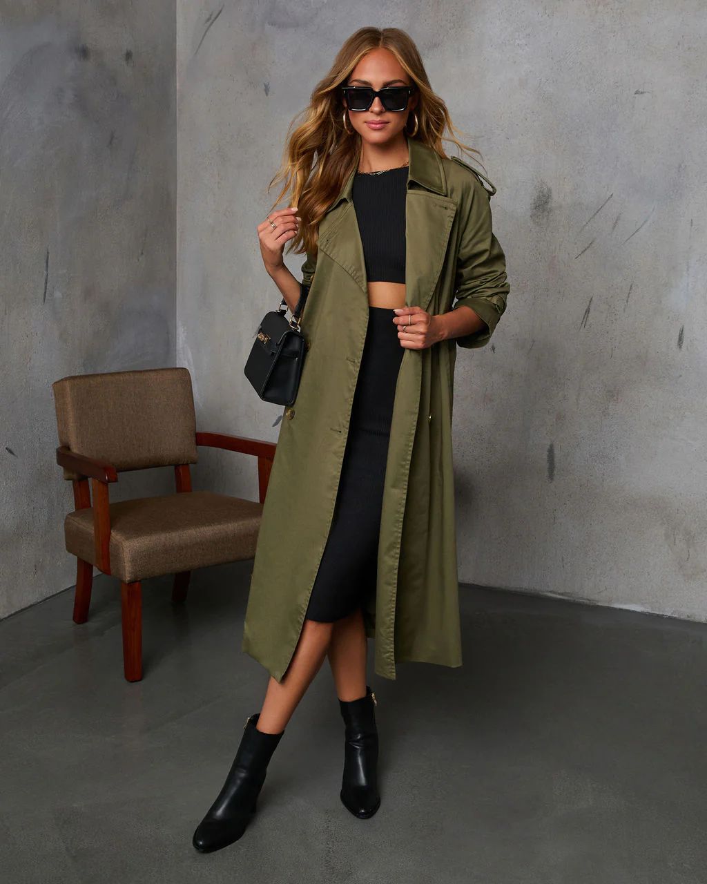 Fonda Belted Trench Coat | VICI Collection