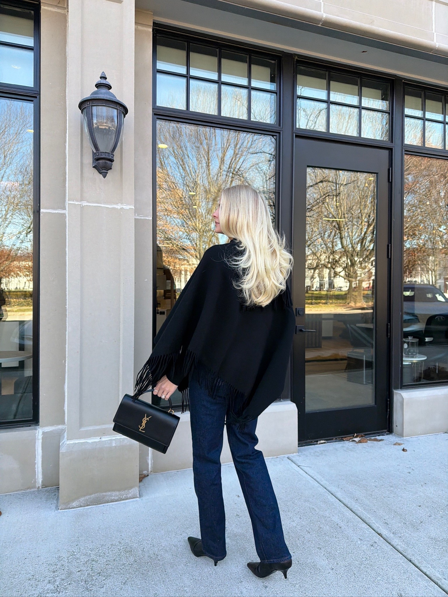 Wearing a 26 in jeans, poncho is one size (wearing a plain black long sleeve underneath), boots are tts, linking similar bags! #kathleenpost

Fall outfit, Thanksgiving outfit, date night look

#LTKHoliday #LTKootd #LTKSeasonal