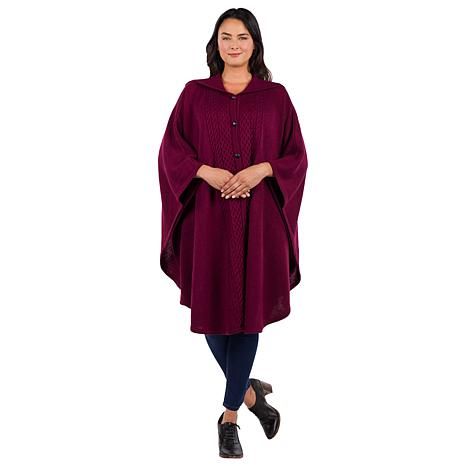 Patricia Nash Hooded Button-Up Cape - 20537199 | HSN | HSN