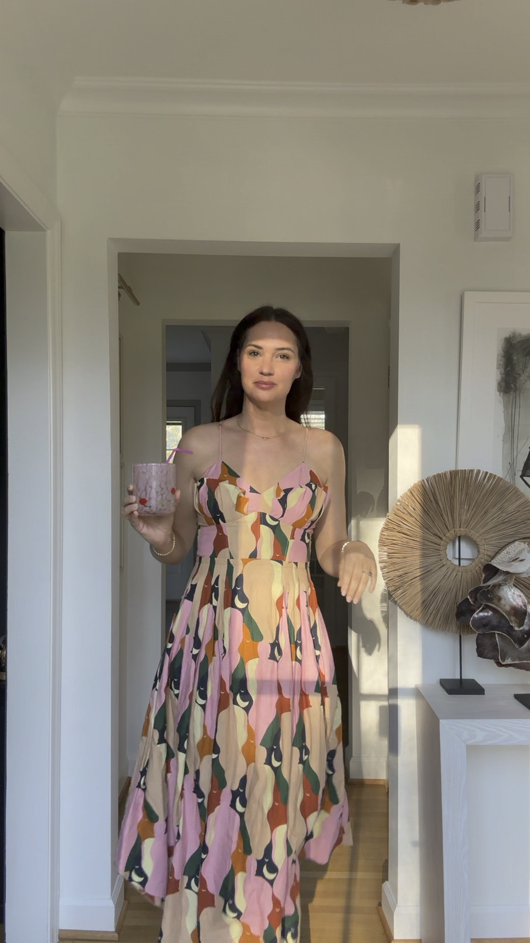 Perfect spring break and spring wedding guest dress! I’m a medium - for sizing, i think the snuggest part is around your rib cage/bra band area so it you have a larger bra size number (not cup), size for that! 

#LTKwedding