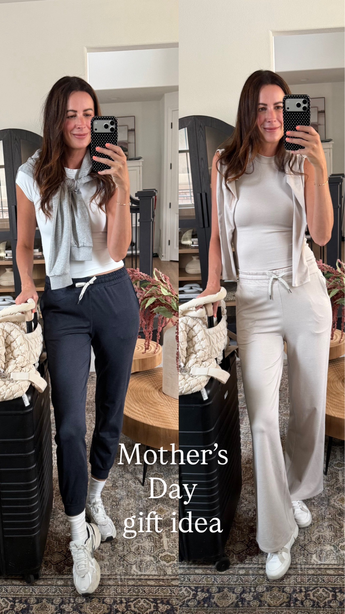 Heading to Mexico and here are my two travel looks! There’s a 100% chance my mom will show up in one of these too since I sent them both to her for Mother’s Day!! If you want to be your mom’s favorite- get her something from the DreamKnit™ collection at @Vuori US  (trust me)!! This fabric is buttery soft, moisture-wicking, and has amazing stretch! SHE WILL LOVE IT!! ++ through 5/7 you can get a free tote with online orders $250+ (or while supplies last)!! Shop today to get it in time 🩷🩷🩷 #vuoripartner

#LTKMothersDay #LTKfitnessgoals