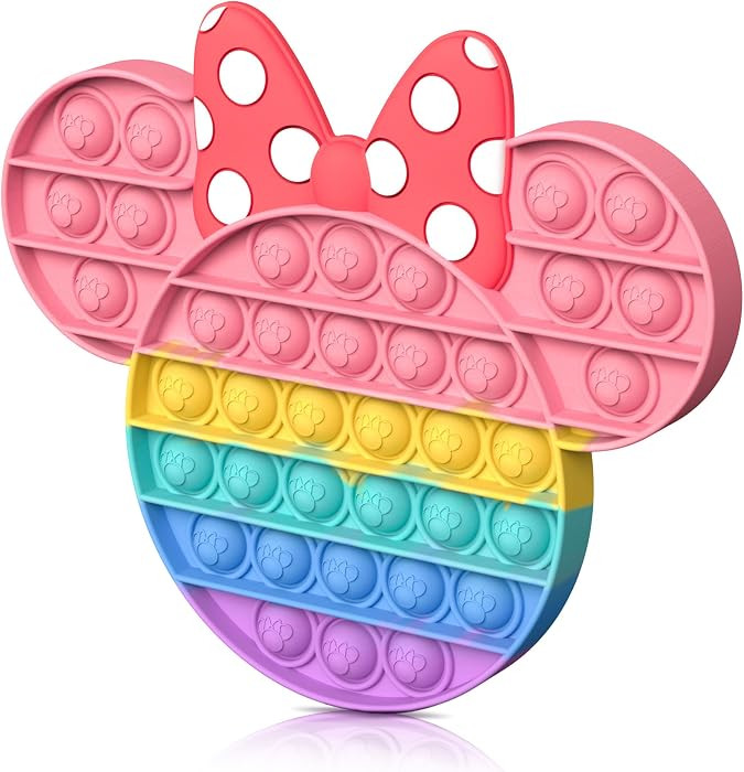 Kids Girls Fidget Toys, Push Bubble Sensory Toy for Toddlers Age 3 4 5 6 7 8,Autism Stress Reliev... | Amazon (US)