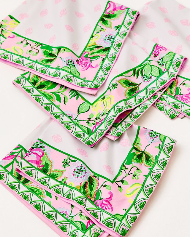 Printed Dinner Napkin Set | Lilly Pulitzer | Lilly Pulitzer
