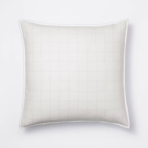Grid Stitch Cotton Quilt Sham - Threshold™ designed with Studio McGee | Target