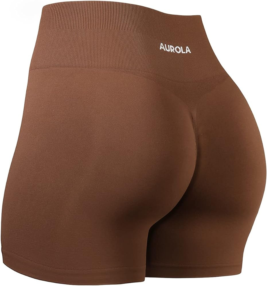 AUROLA Dream Workout Shorts for Women Seamless Soft Smooth Gym Yoga Scrunch Active Shorts | Amazon (US)