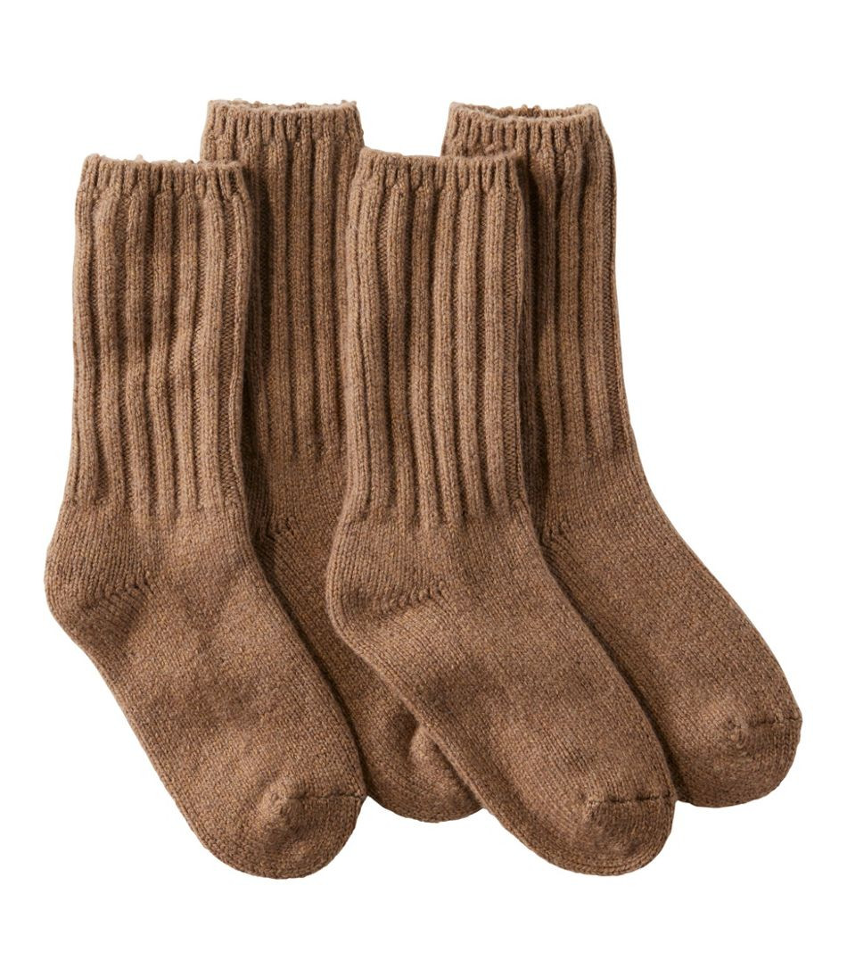 Adults' Merino Wool Ragg Socks, 10" Two-Pack | L.L. Bean