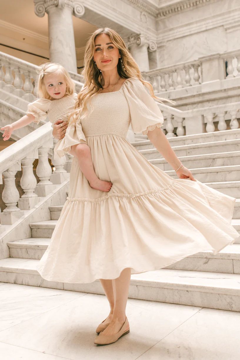 Lani Dress in Cream | Ivy City Co