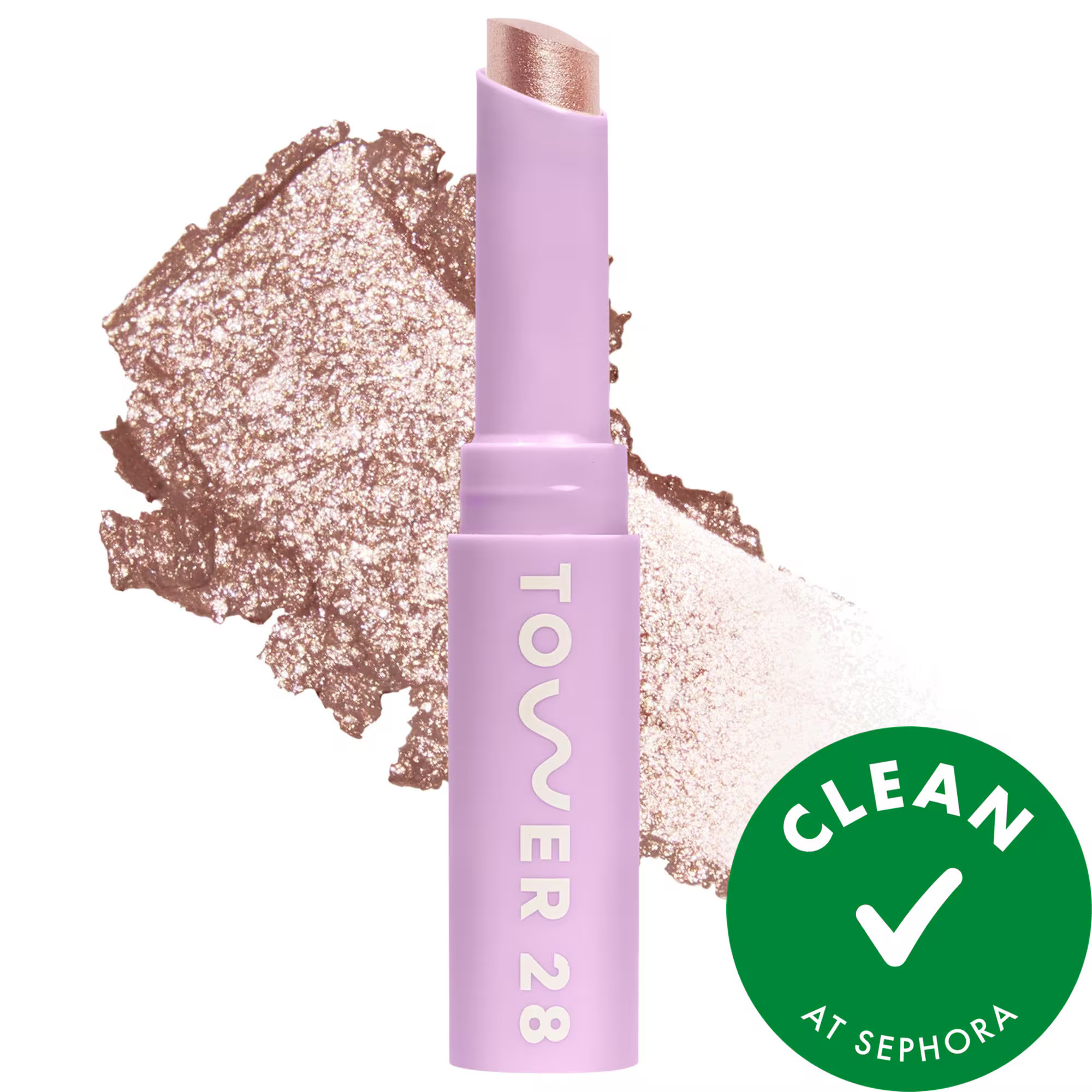 Tower 28 Beauty GoGo Cooling Shimmer 8H Eyeshadow Stick Roxy 0.09 oz/2.8 g | Sephora (US)