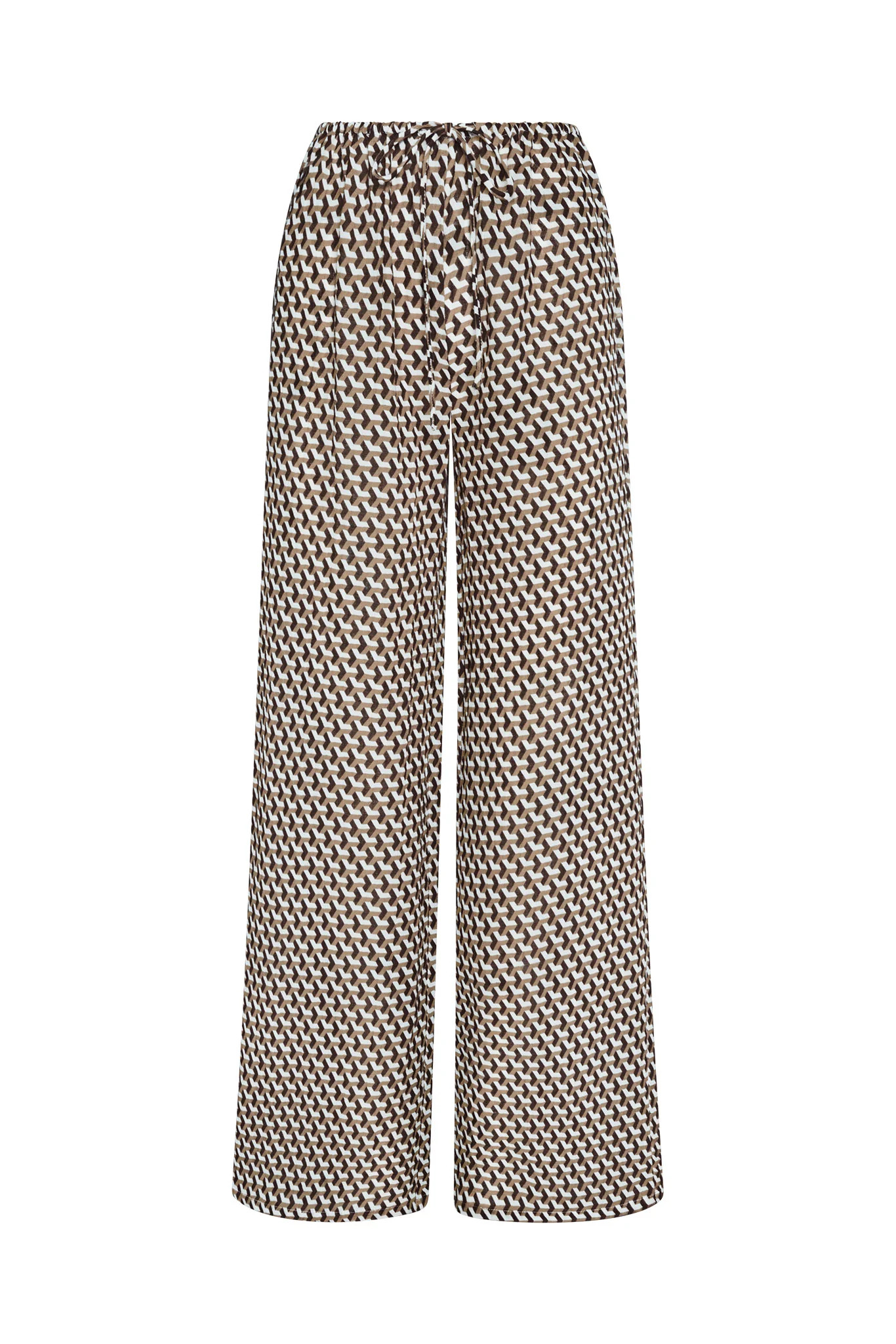 Belize Pant - Husk Geo | Monday Swimwear