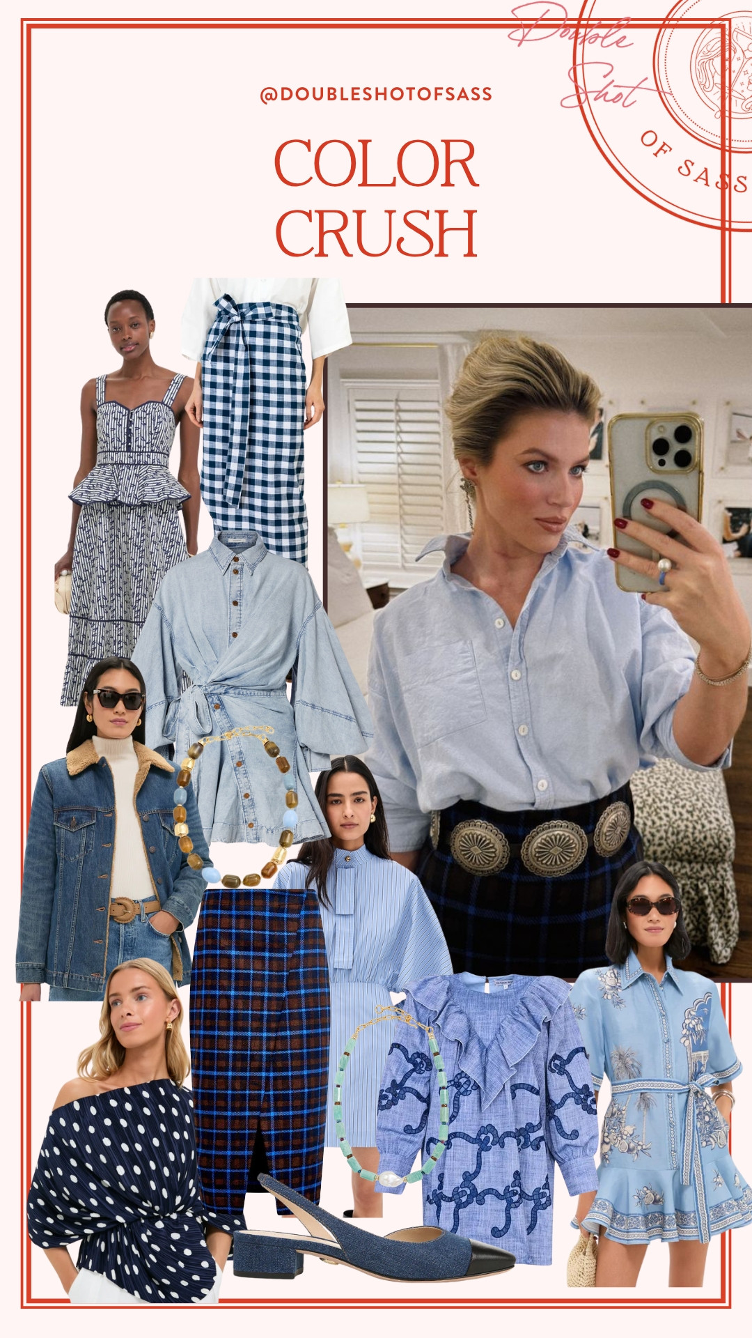 blue color crush for winter and spring transition! x 

 