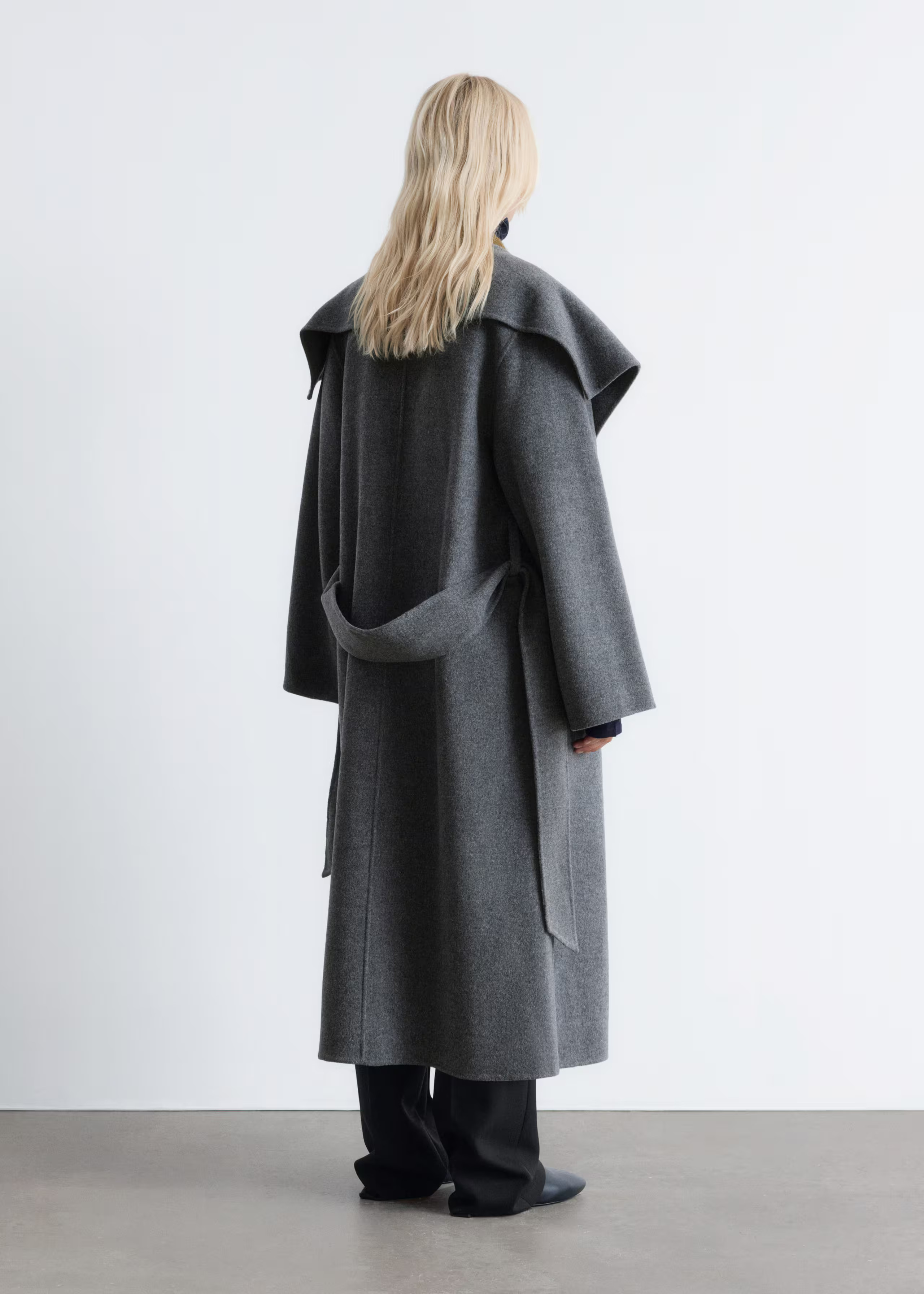 Shawl-Collar Wool Maxi Coat | & Other Stories UK