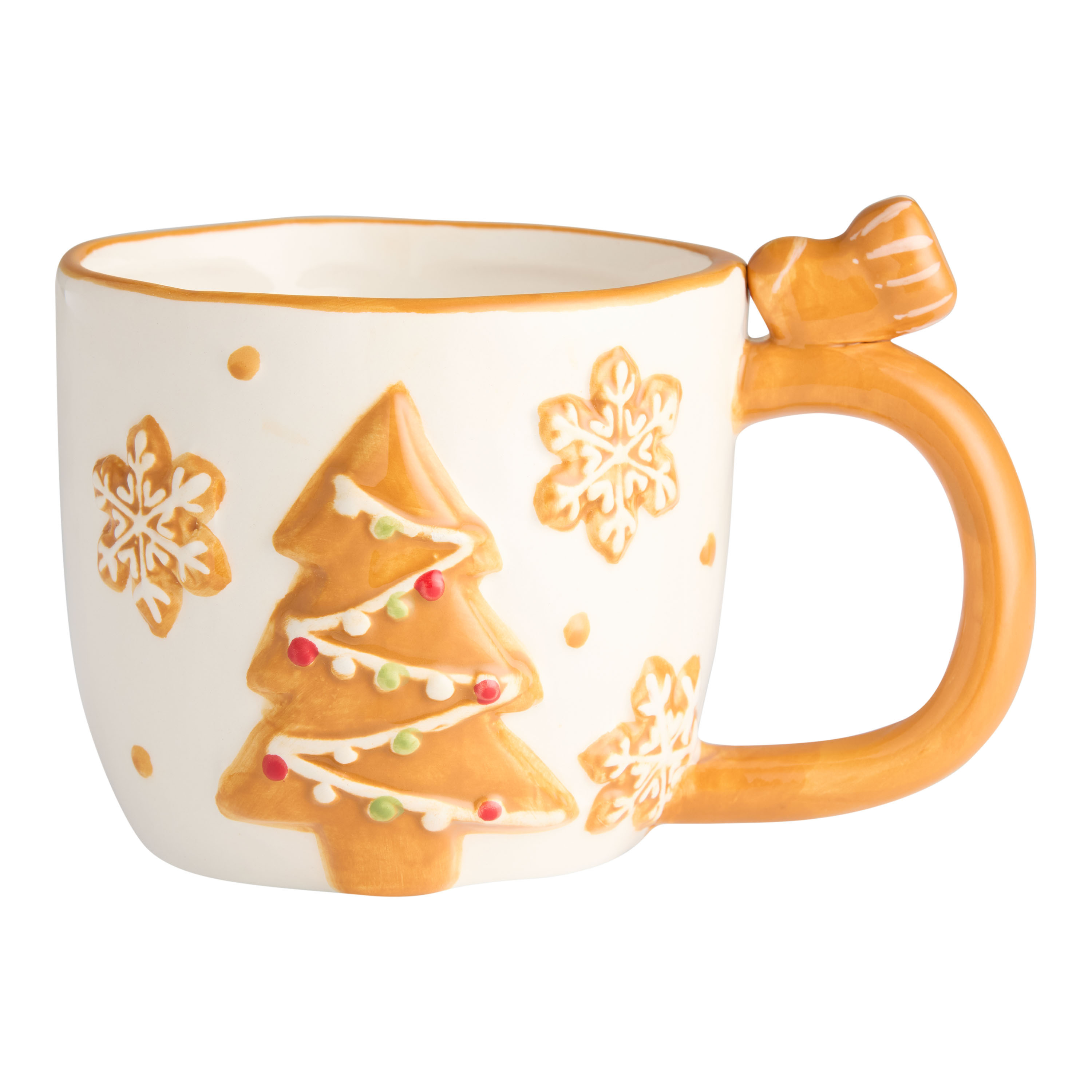 Gingerbread Christmas Icon Hand Painted Ceramic Mug | World Market