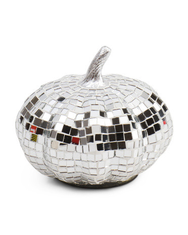 6.5in Mosaic Disco Pumpkin | TJ Maxx