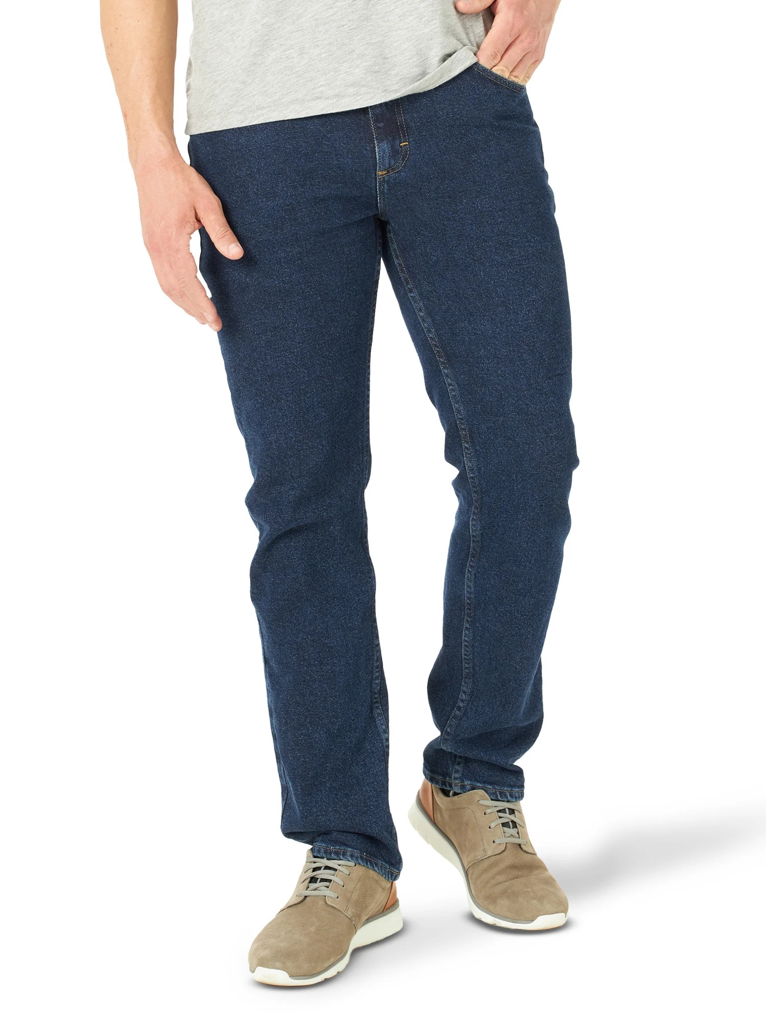 Wrangler Men's and Big Men's Regular Fit Jeans with Flex | Walmart (US)