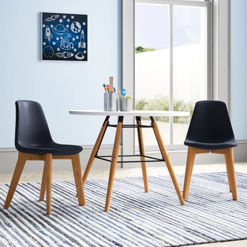 Letendre Kids 3 Piece Round Table and Chair Set | Wayfair North America