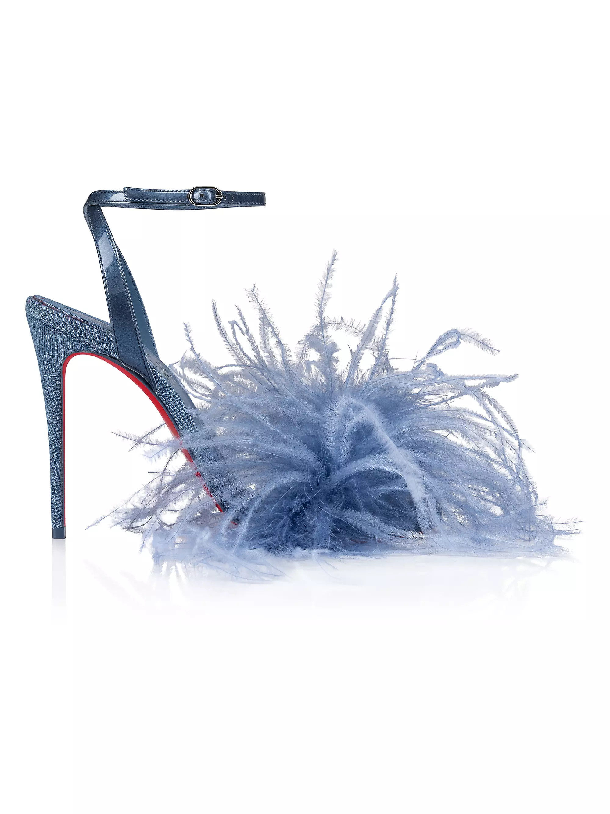 Loubipoupi Cotton 100MM Strappy Sandals | Saks Fifth Avenue