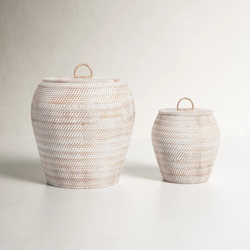 Coastal Nesting Wicker General Basket | Wayfair North America