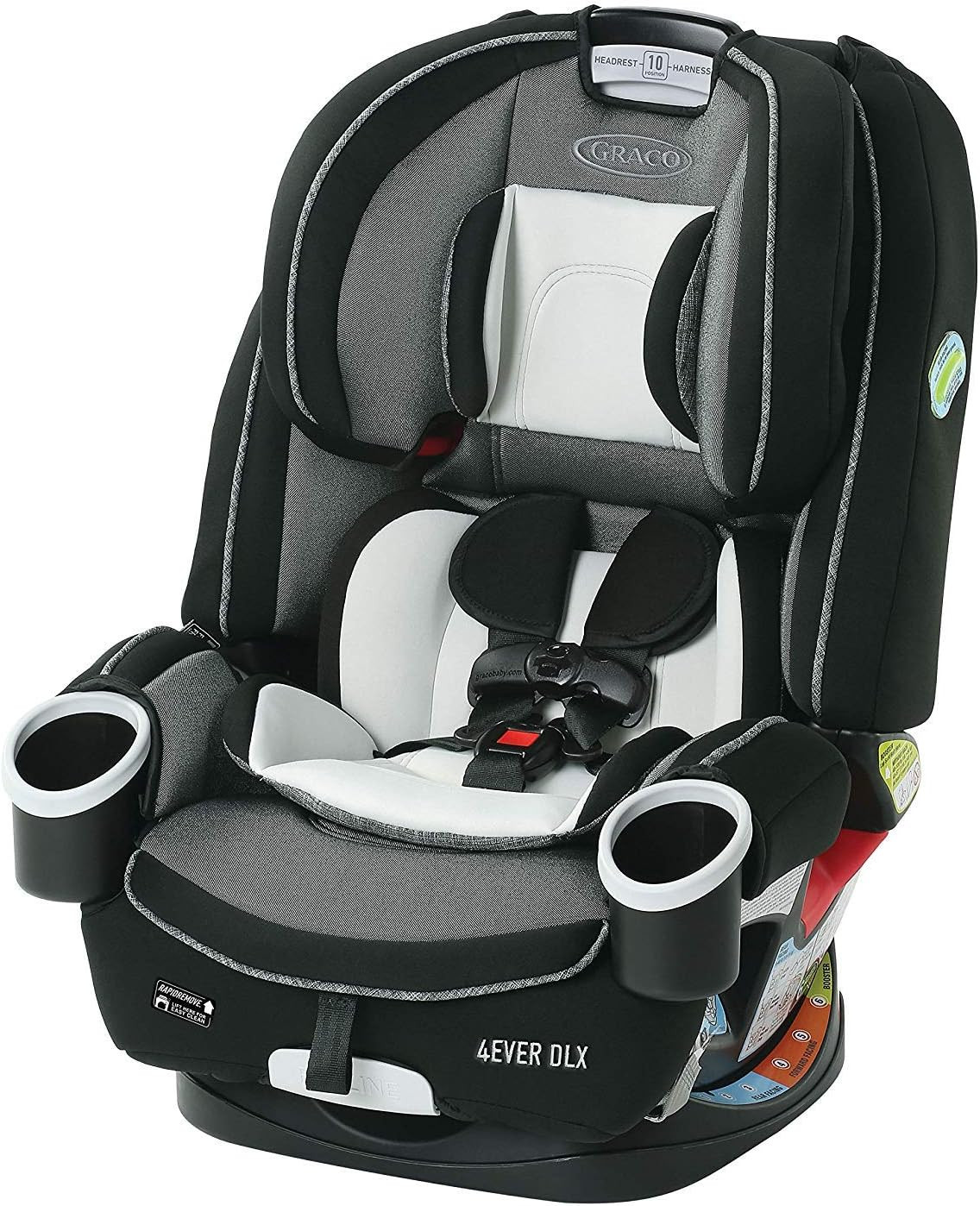 Graco 4Ever DLX 4 in 1 Car Seat, Infant to Toddler Car Seat, with 10 Years of Use, Fairmont , 20x21. | Amazon (US)