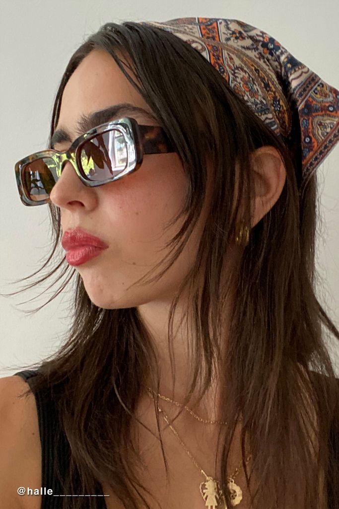 Sausalito Rectangle Sunglasses | Urban Outfitters (US and RoW)