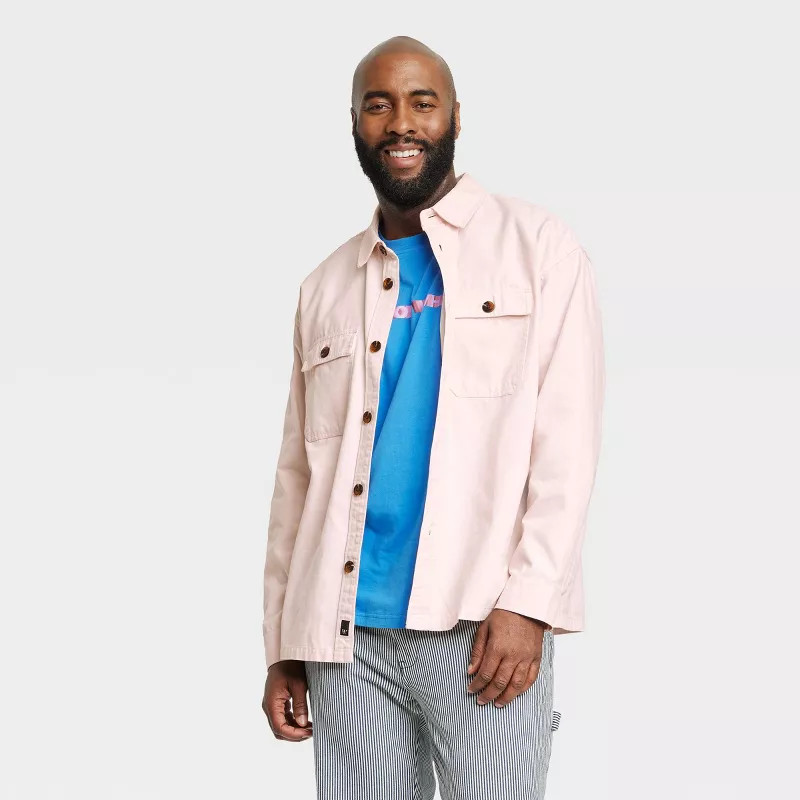 Houston White Adult Long Sleeve Button-Down Shirt Jacket | Target