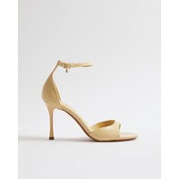 River Island Womens Yellow Closed Back Heeled Sandals | River Island UK & IE