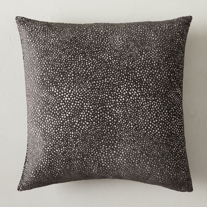 Dotted Chenille Jacquard Pillow Cover | West Elm (US)