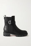 Click for more info about Christian Louboutin - Cl Buckled Leather Chelsea Boots - Black