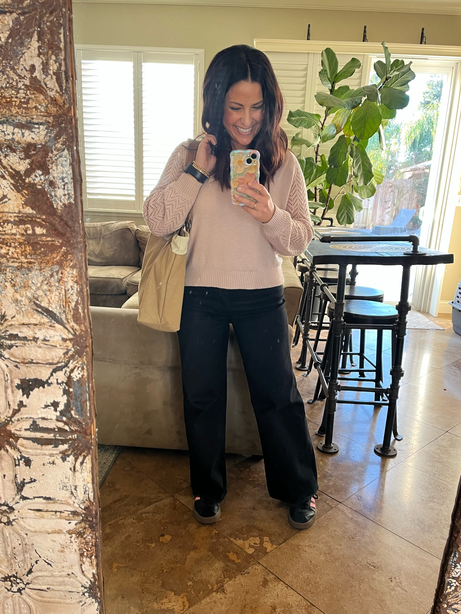 Comfy & cute weekday look. Pairing classic wide-leg jeans with a soft sweater and Adidas Samba sneakers for an effortless vibe!

Wide leg jeans
Samba sneakers
Winter outfit
Teacher style

#LTKWorkwear #LTKPetite #LTKOver40