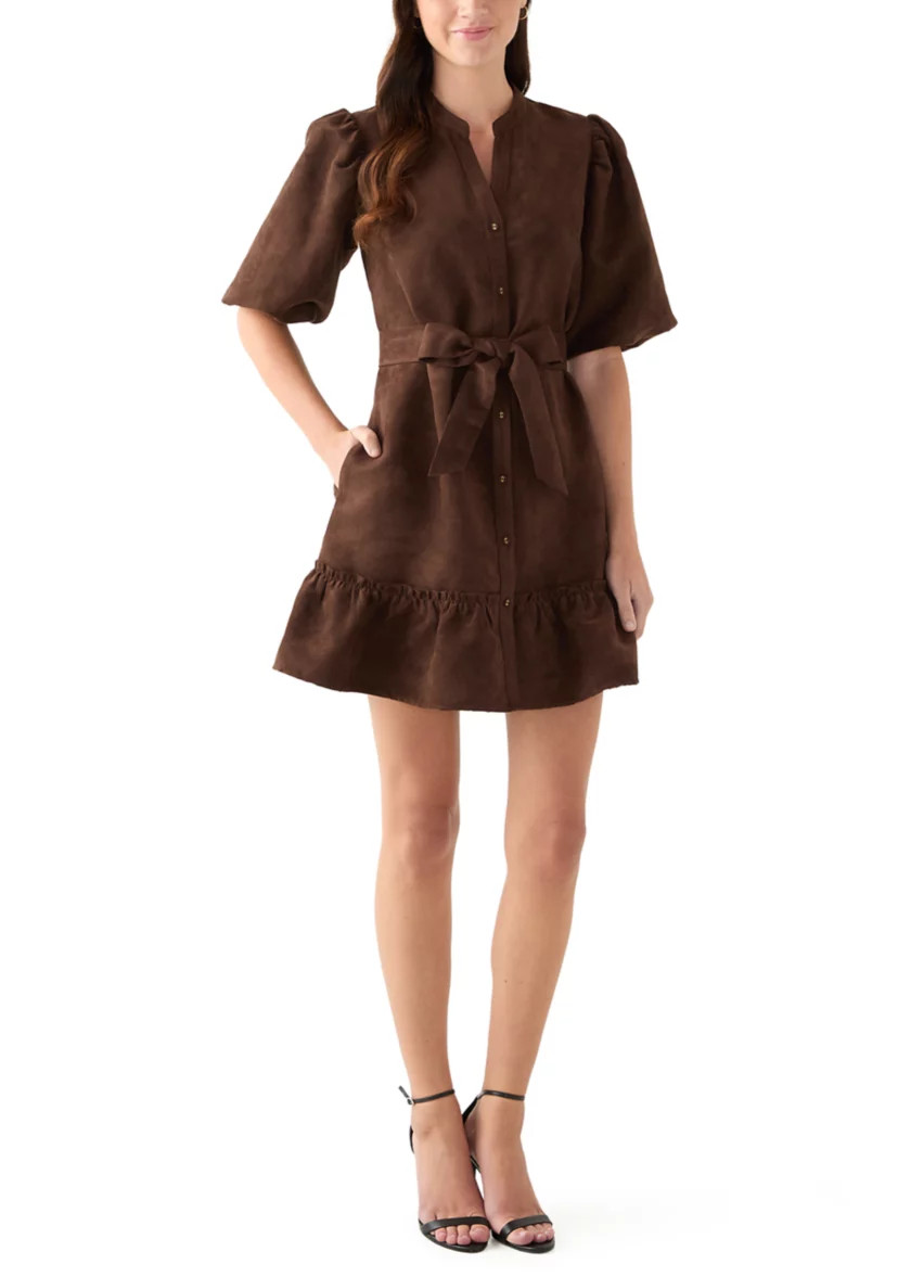 Women's Suede Shift Dress | Belk