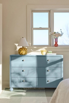 Tasha Lacquer Six-Drawer Dresser | Anthropologie (US)