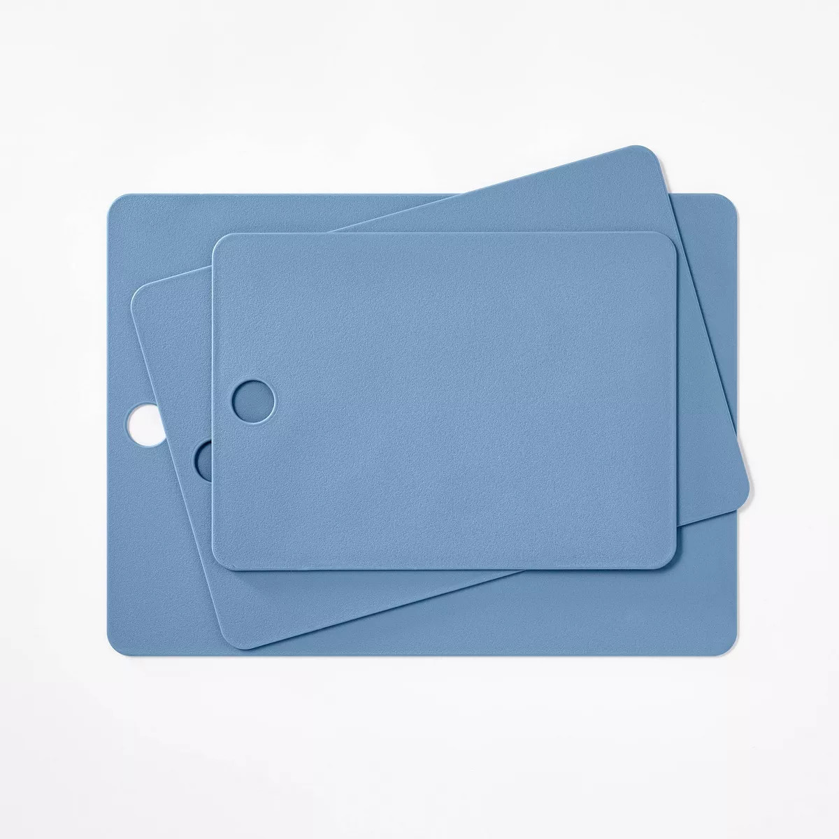 3pc Recycled Poly Essentials Cutting Board Set Blue - Figmint™: Dishwasher-Safe, Small to Large... | Target
