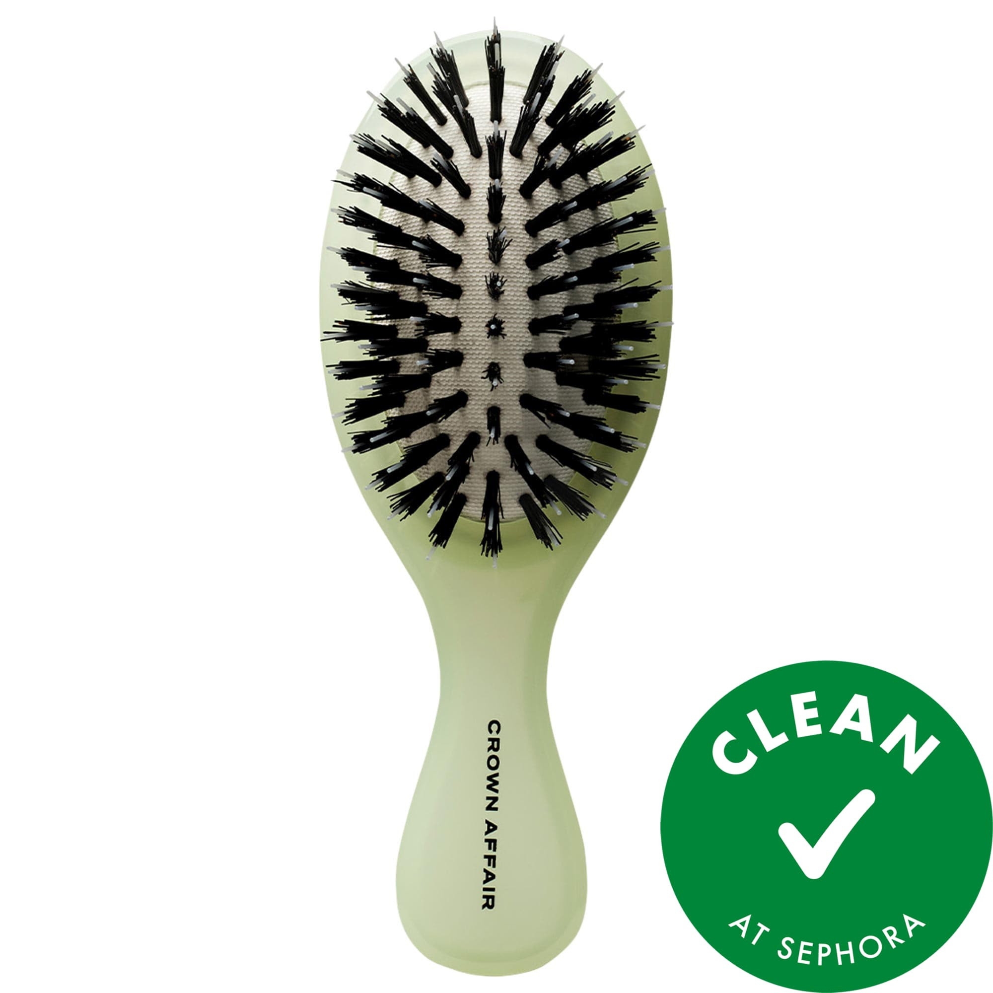 Crown Affair The Mini Dual-Bristle Boar Hair Brush No. 001 for All Hair Textures | Sephora (US)