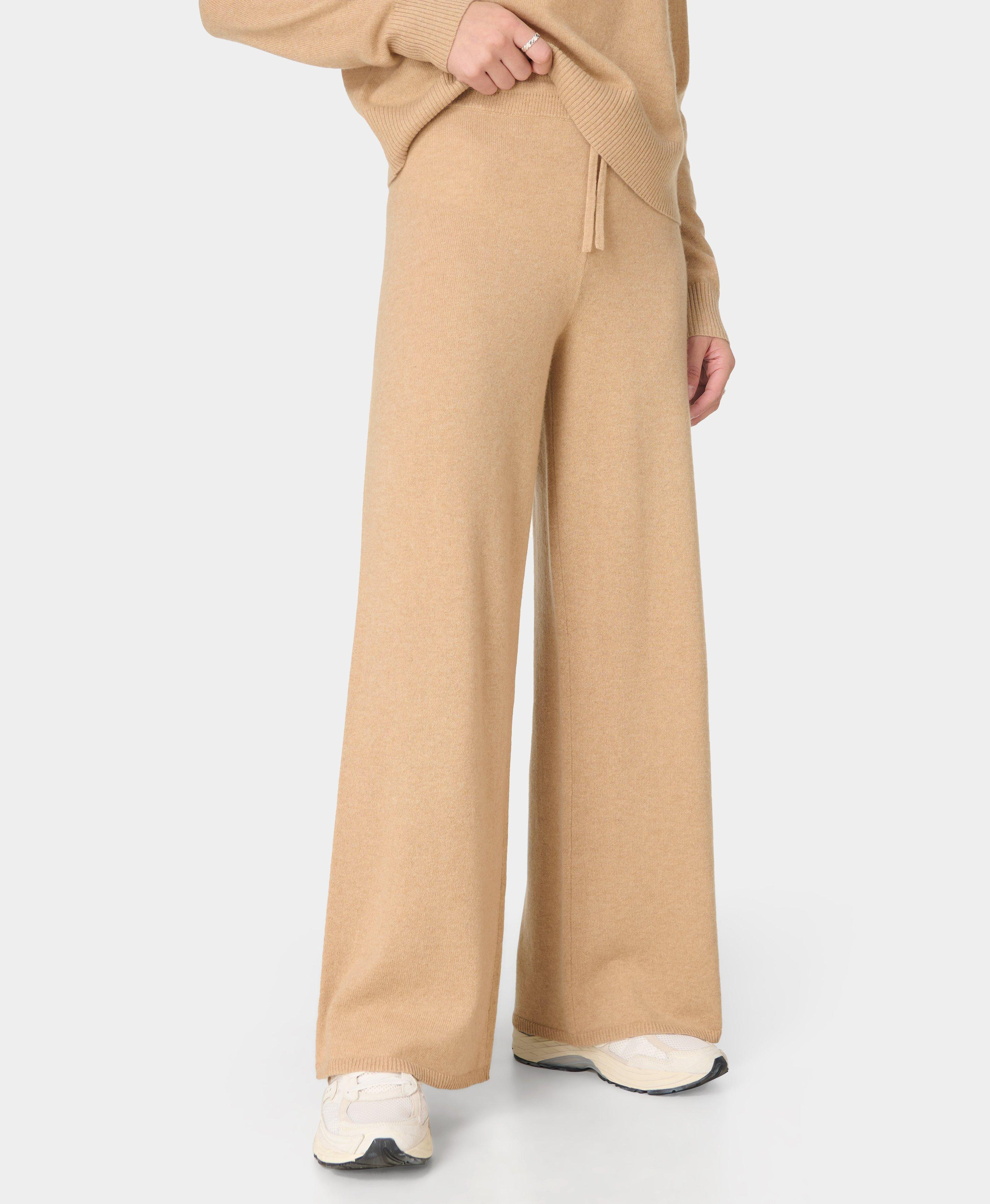 Cashmere Wide Leg Trousers | Sweaty Betty UK
