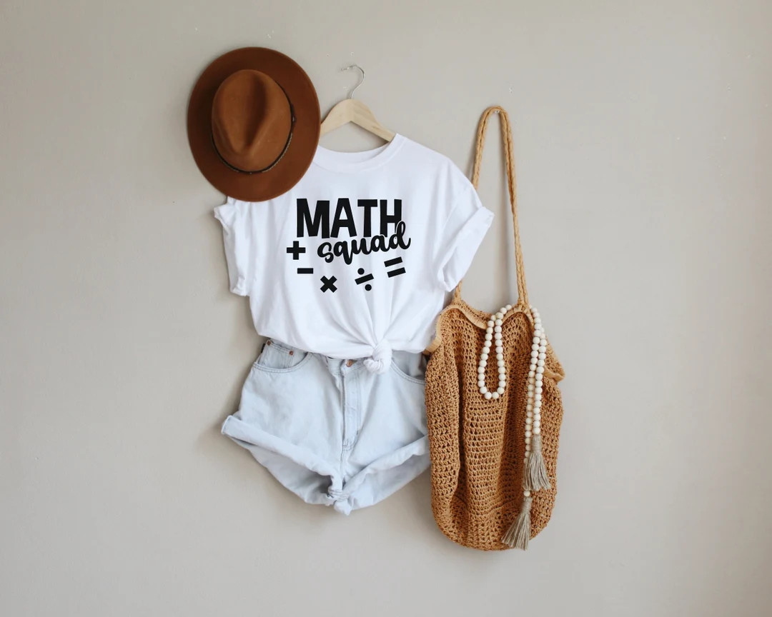 Math Squad Shirt, Math Shirt, Math Teacher Gift, Math Class Shirts, Mathematics Shirt, Mathematic... | Etsy (US)