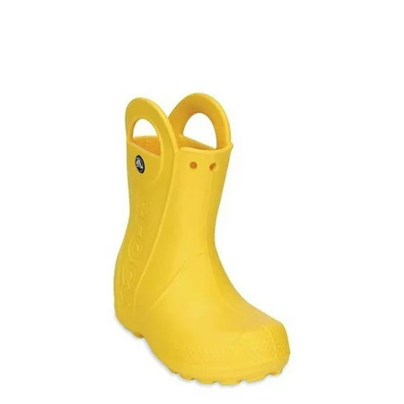 Crocs 12803-730 Kids Gir ls Handle It Rain Boot Yellow 1 Little Kid | Walmart (US)